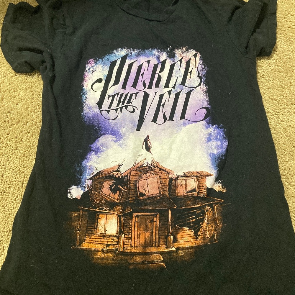 Pierce the Veil emo scene grunge punk tee scenecore